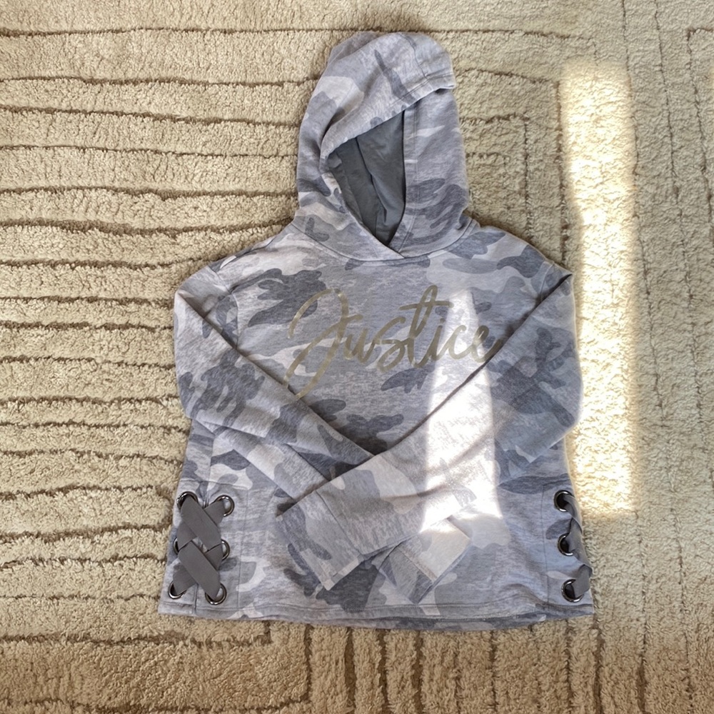 Cute Cropped Grey Army Sweatshirt❗️